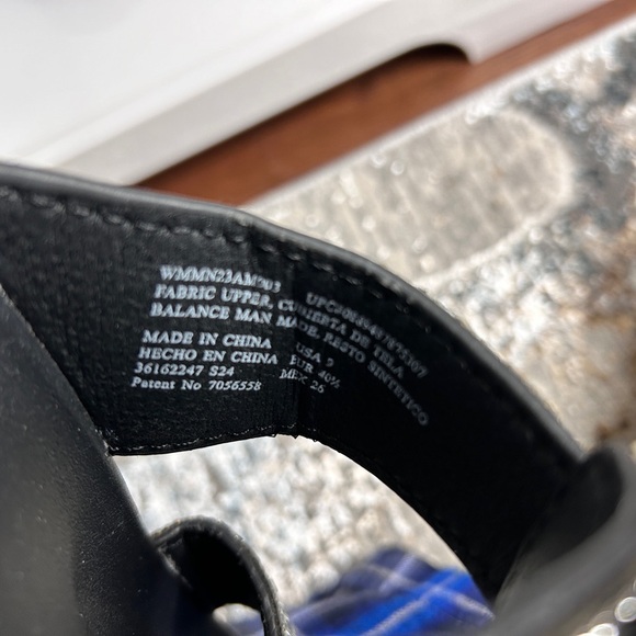 Madden NYC Black 9 Bling Rhinestone Buckle Adjustable Slide-On Footbed Sandals - Picture 3 of 5